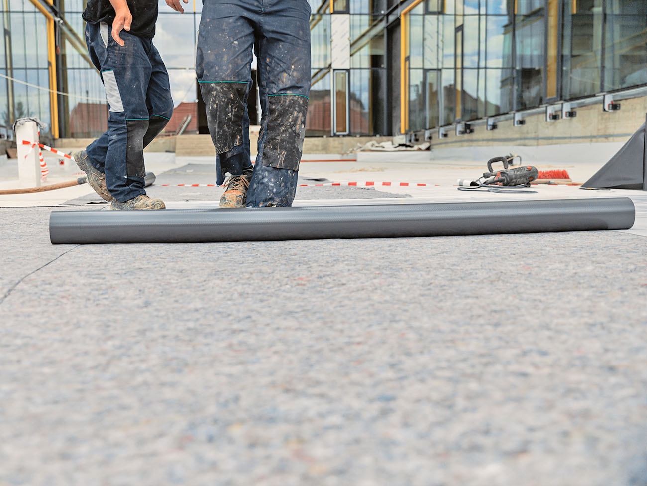 シート防水（塩ビ、ゴム）画像